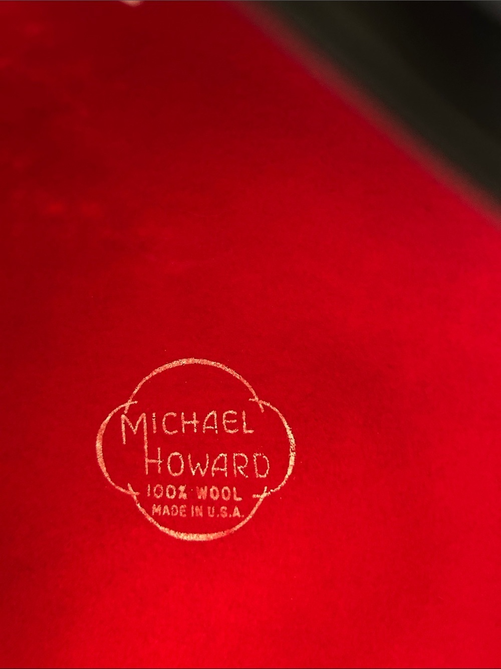 MICHAEL HOWARD GEORGI WOOL VINTAGE MADE IN USA PILL BOX HAT - Picture 5 of 7